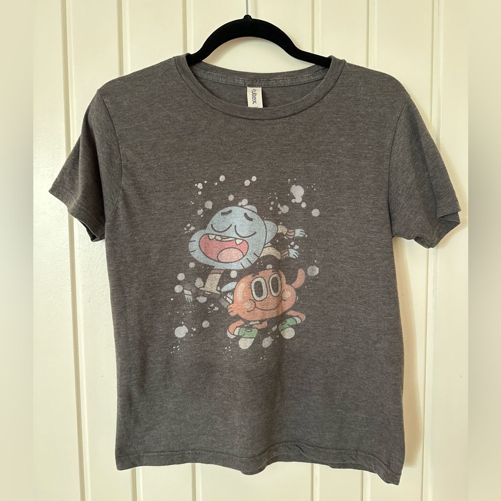Tultex brand tee featuring “The Amazing World of Gumball!” Size Girls L.